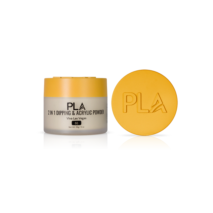PLA Nail Dip Powder (front view of the jar and lid)