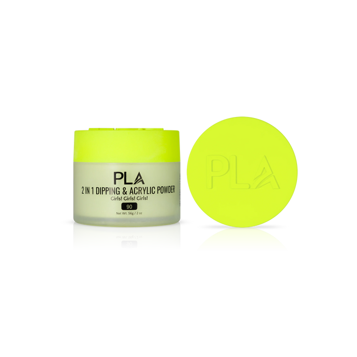 PLA Nail Dip Powder (front view of the jar and lid)