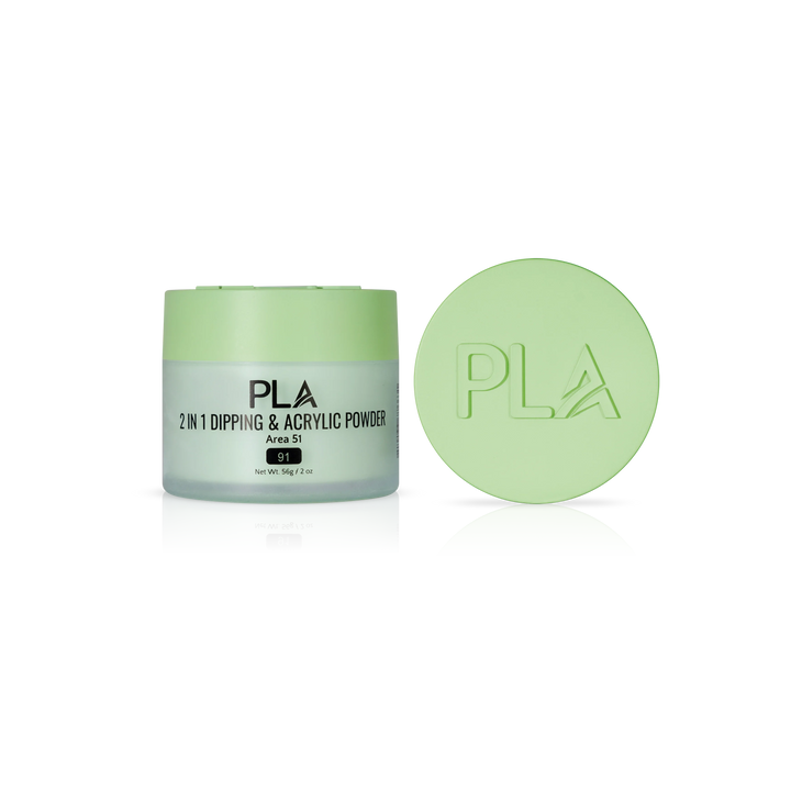 PLA Nail Dip Powder (front view of the jar and lid)