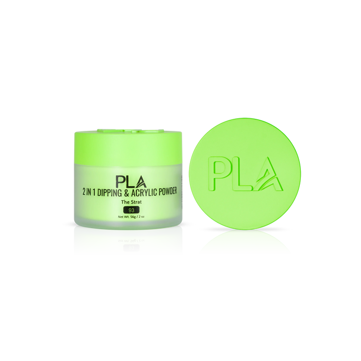 PLA Nail Dip Powder (front view of the jar and lid)