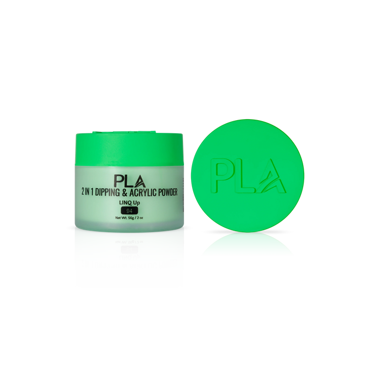 PLA Nail Dip Powder (front view of the jar and lid)