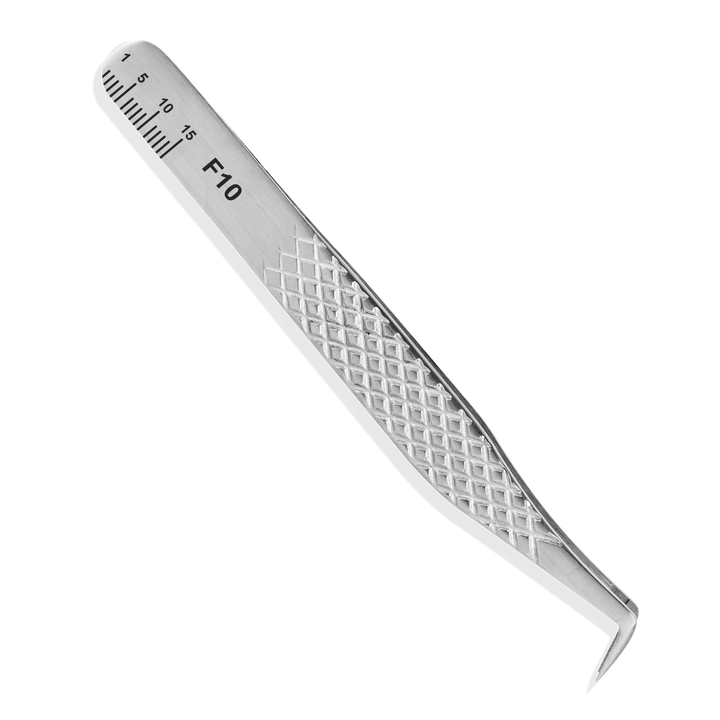 F10 - Fiber Tip 90 Degree Boot Tweezer