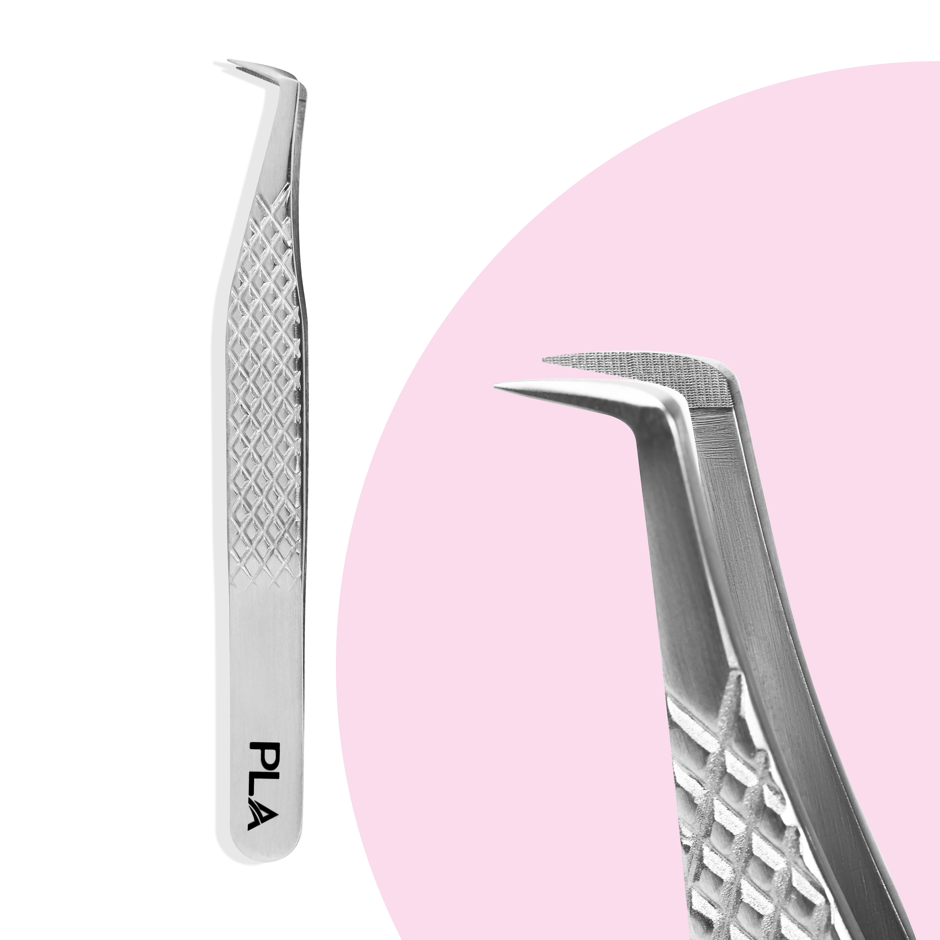 F10 - Fiber Tip 90 Degree Boot Tweezer
