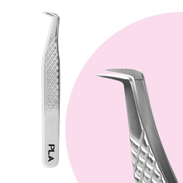 F10 - Fiber Tip 90 Degree Boot Tweezer