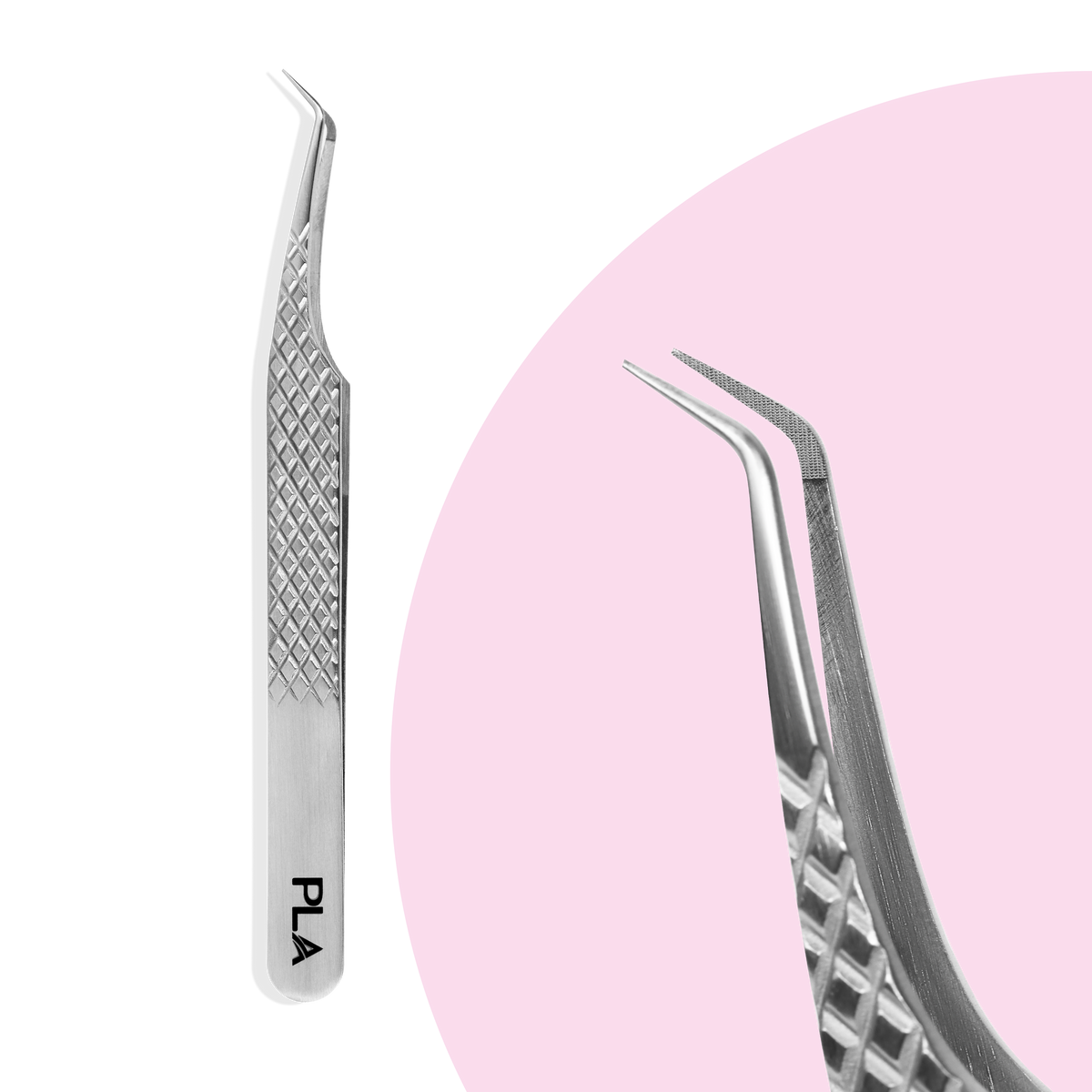 F7 - Fiber Tip 15 Degree Volume Lash Tweezers – PLA Pro