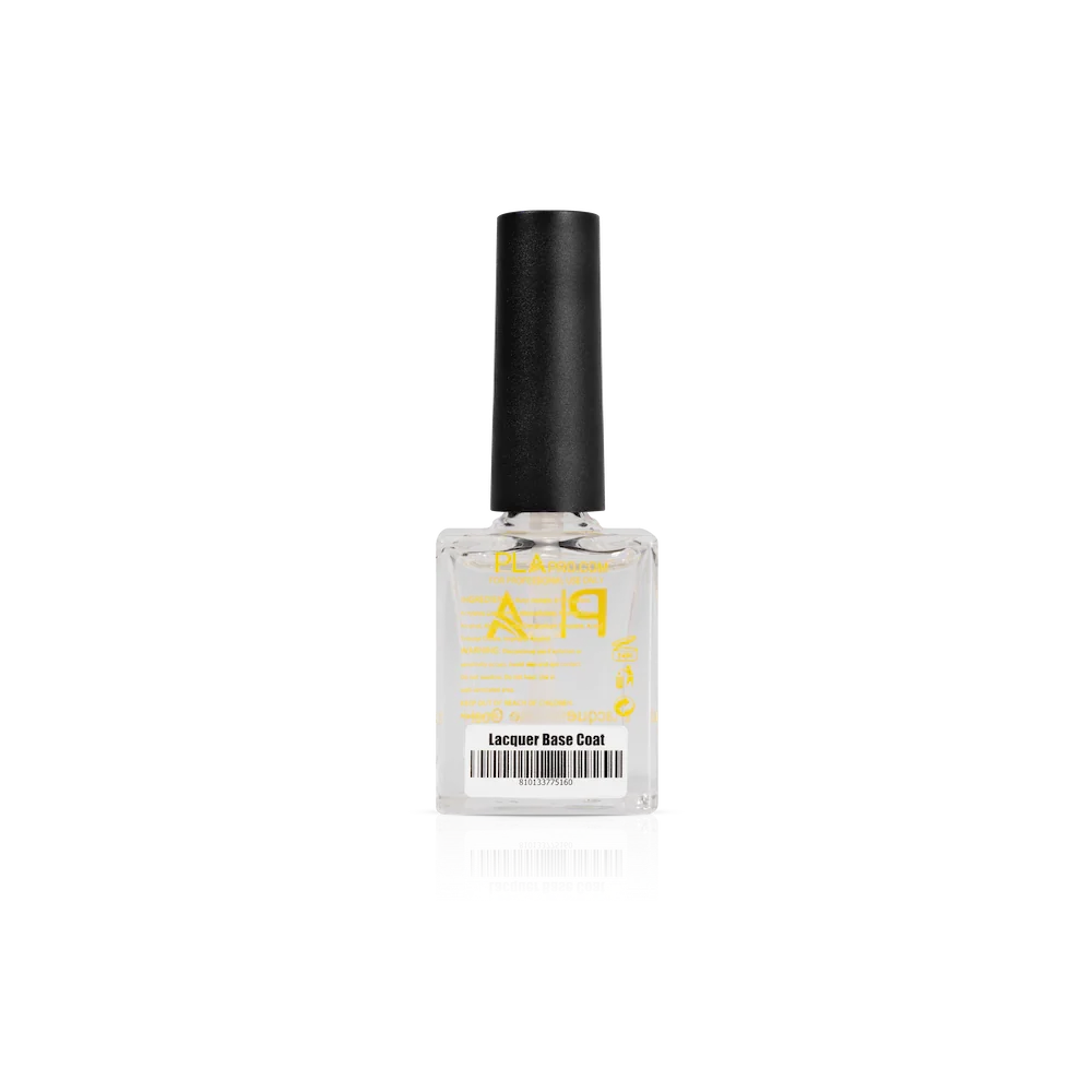 PLA Lacquer Base Coat Nail Polish (back view of bottle)
