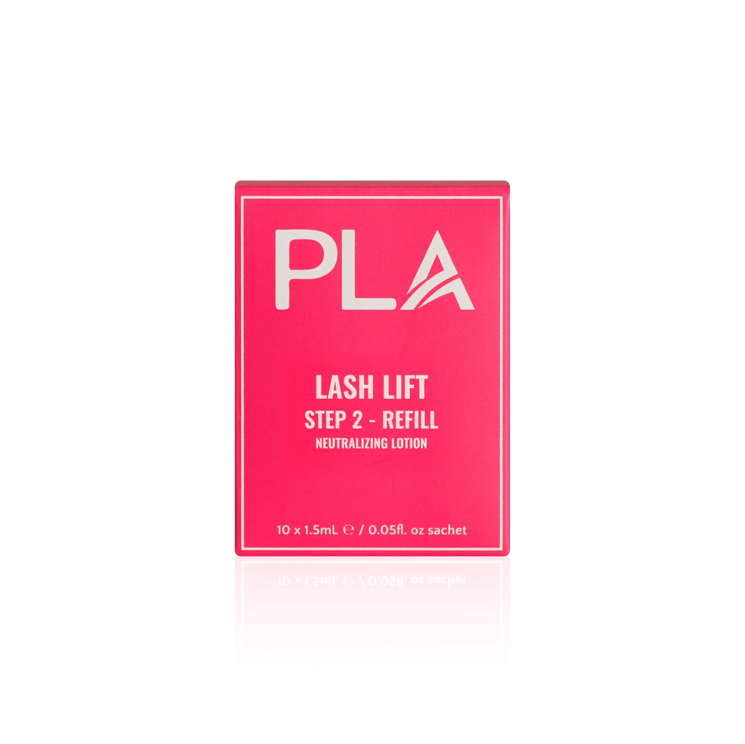 PLA Lash Lift and Tint Line: Lash Lift Step 2 Refill Pack (front view of the box)