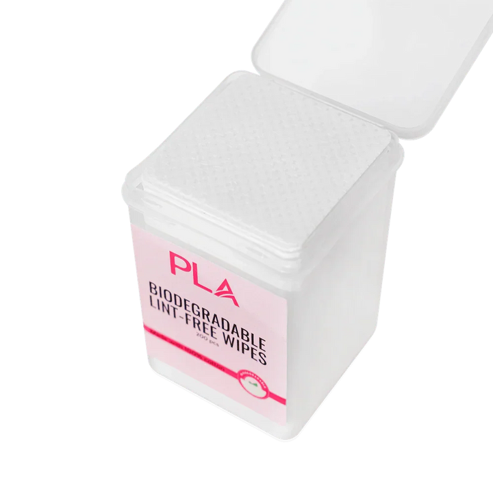 Lint Free Wipes from PLA (top view of the open box)