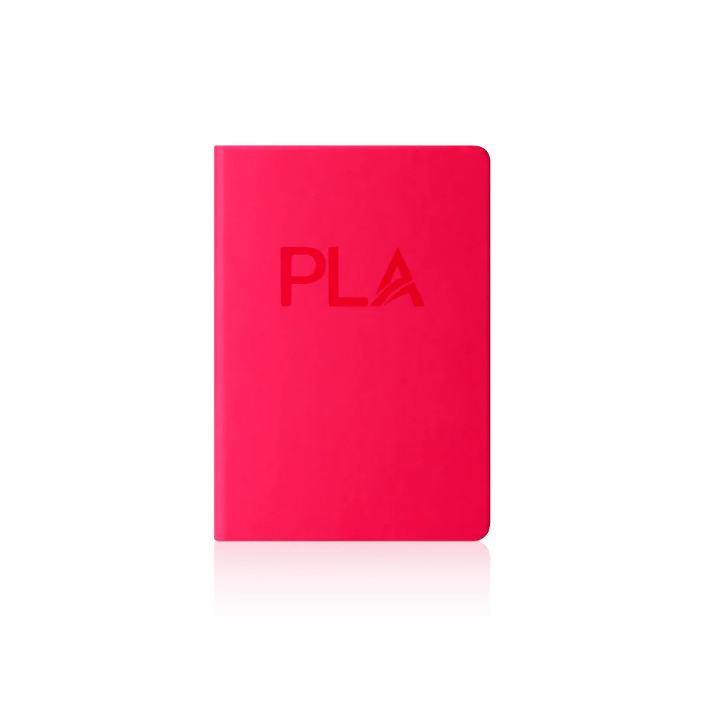 Lash Notebook from PLA's Christmas Advent Calendar 2023 (front view of the notebook)