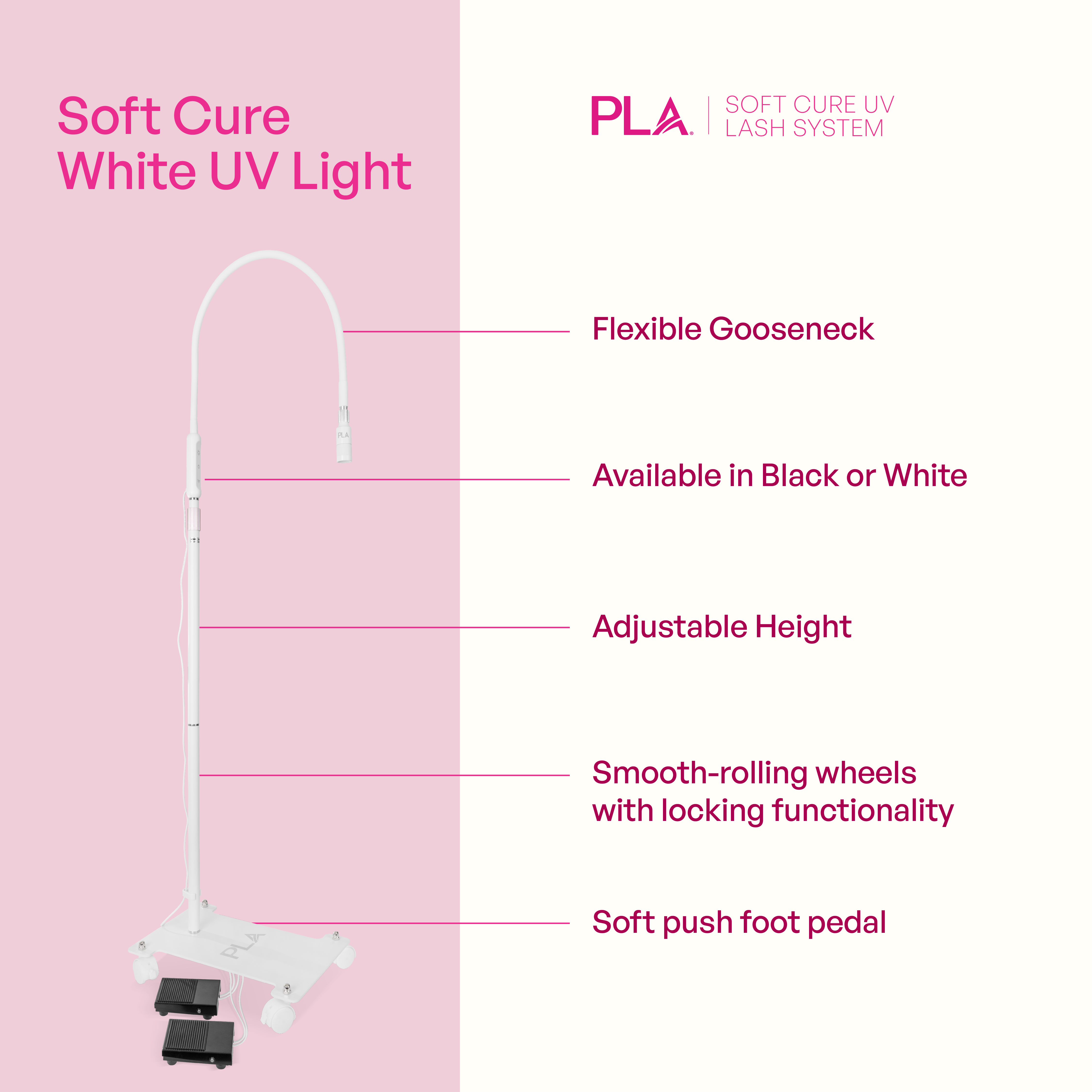 PLA Soft Cure UV Eyelash Extension Light