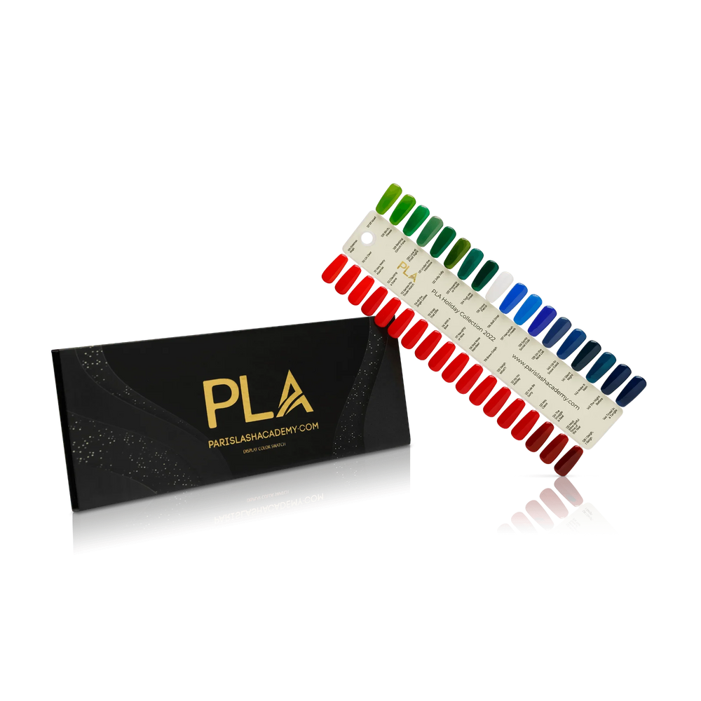Holiday nail colors from PLA: Holiday Collection, full collection swatch