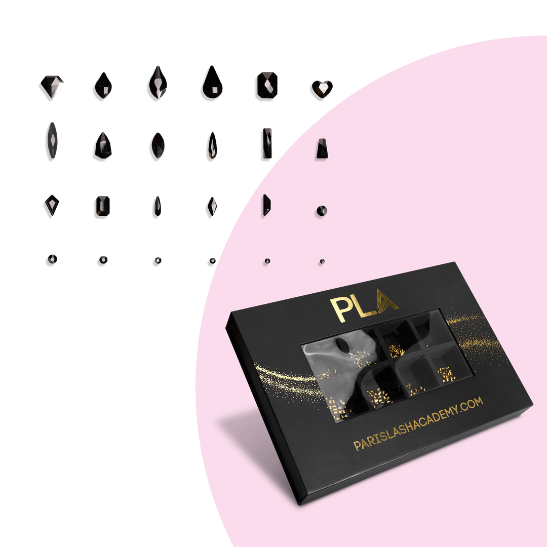 Nail Gems - Black - Paris Lash Academy