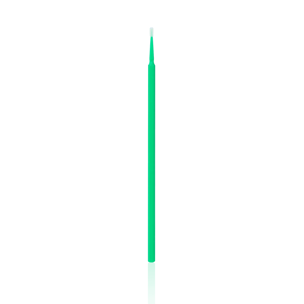Micro Brush from Paris Lash Academy: Green (front view)