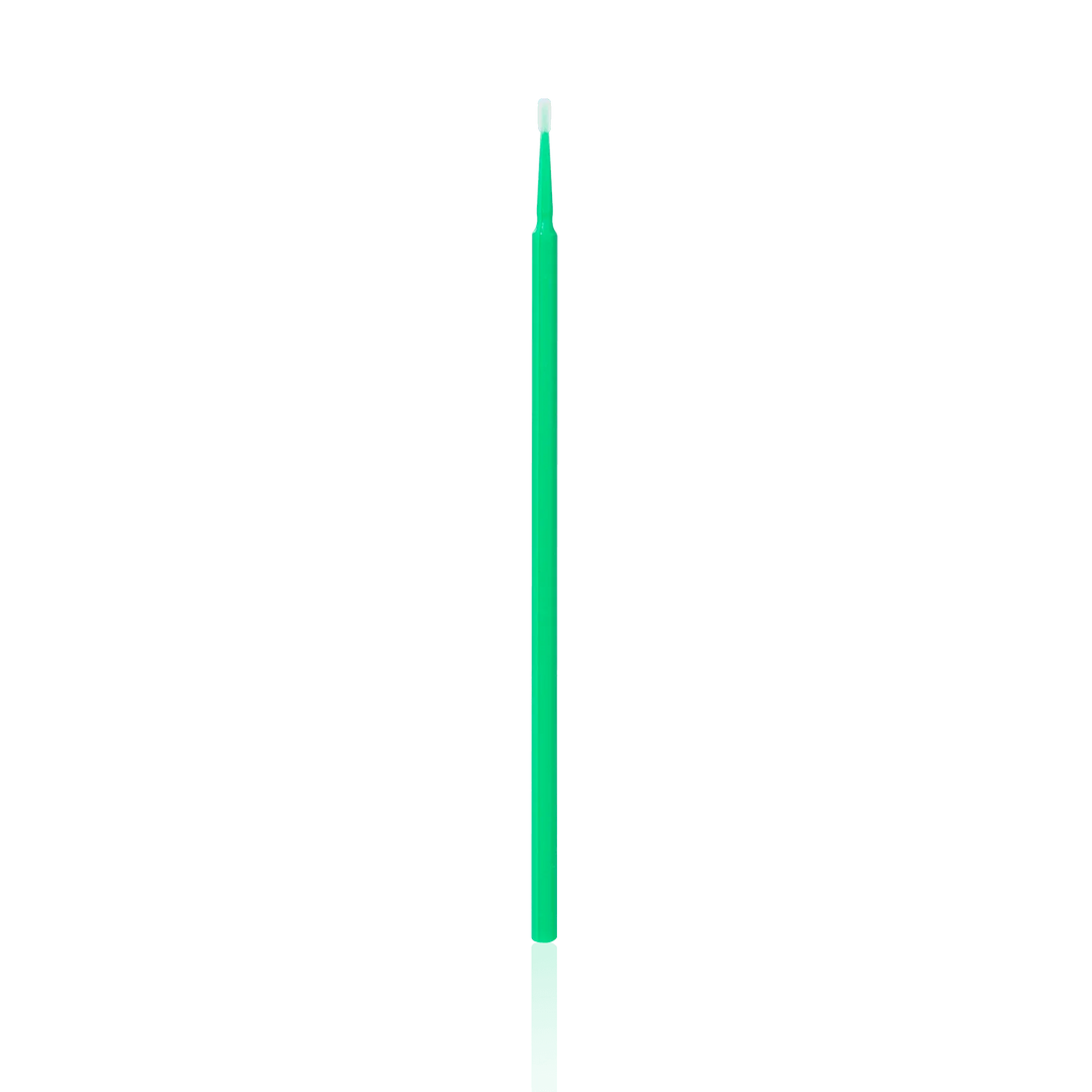 Micro Brush from Paris Lash Academy: Green (front view)