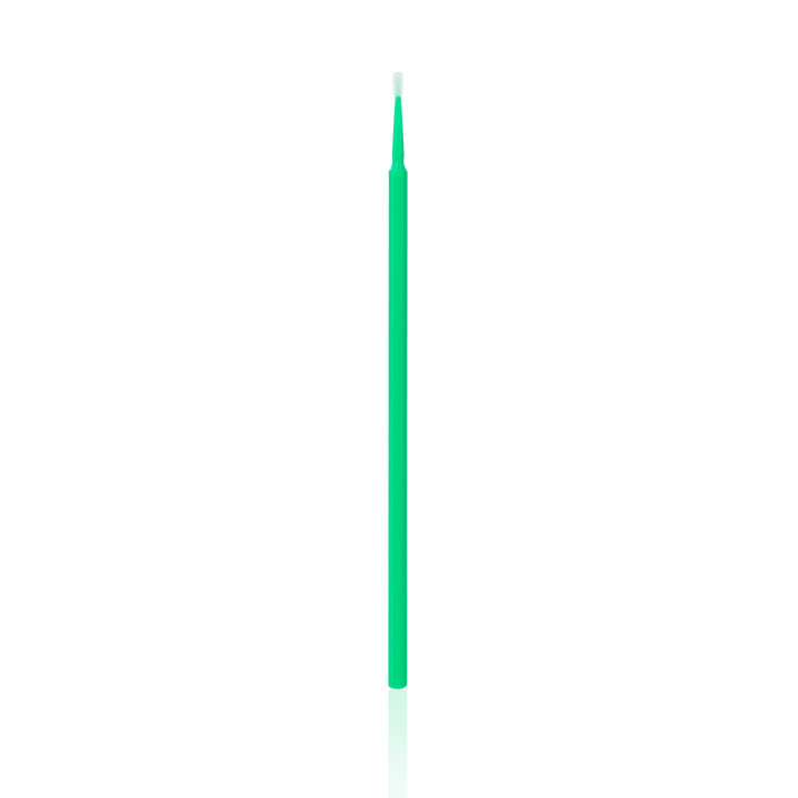 Micro Brush from Paris Lash Academy: Green (front view)