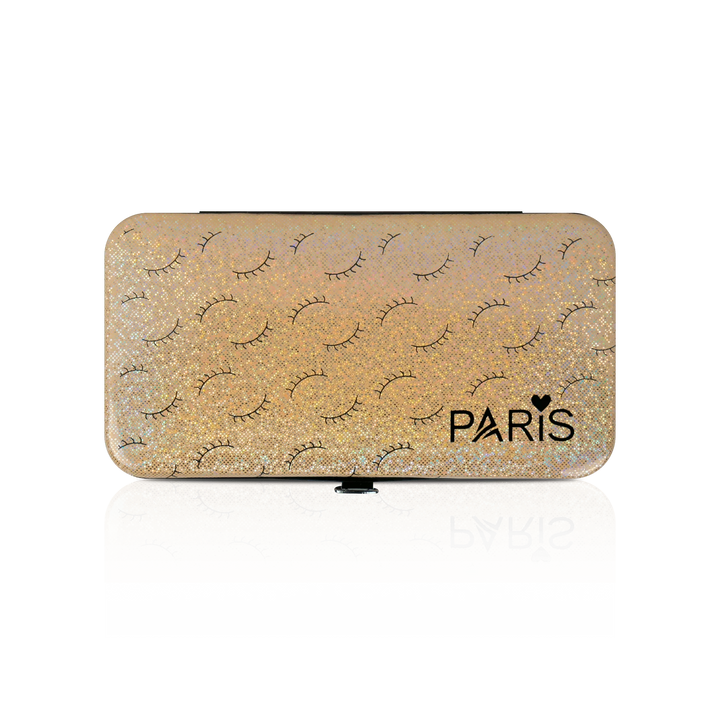 Magnetic Case with Matte Black Professional Tweezers Set - Paris Lash Academy