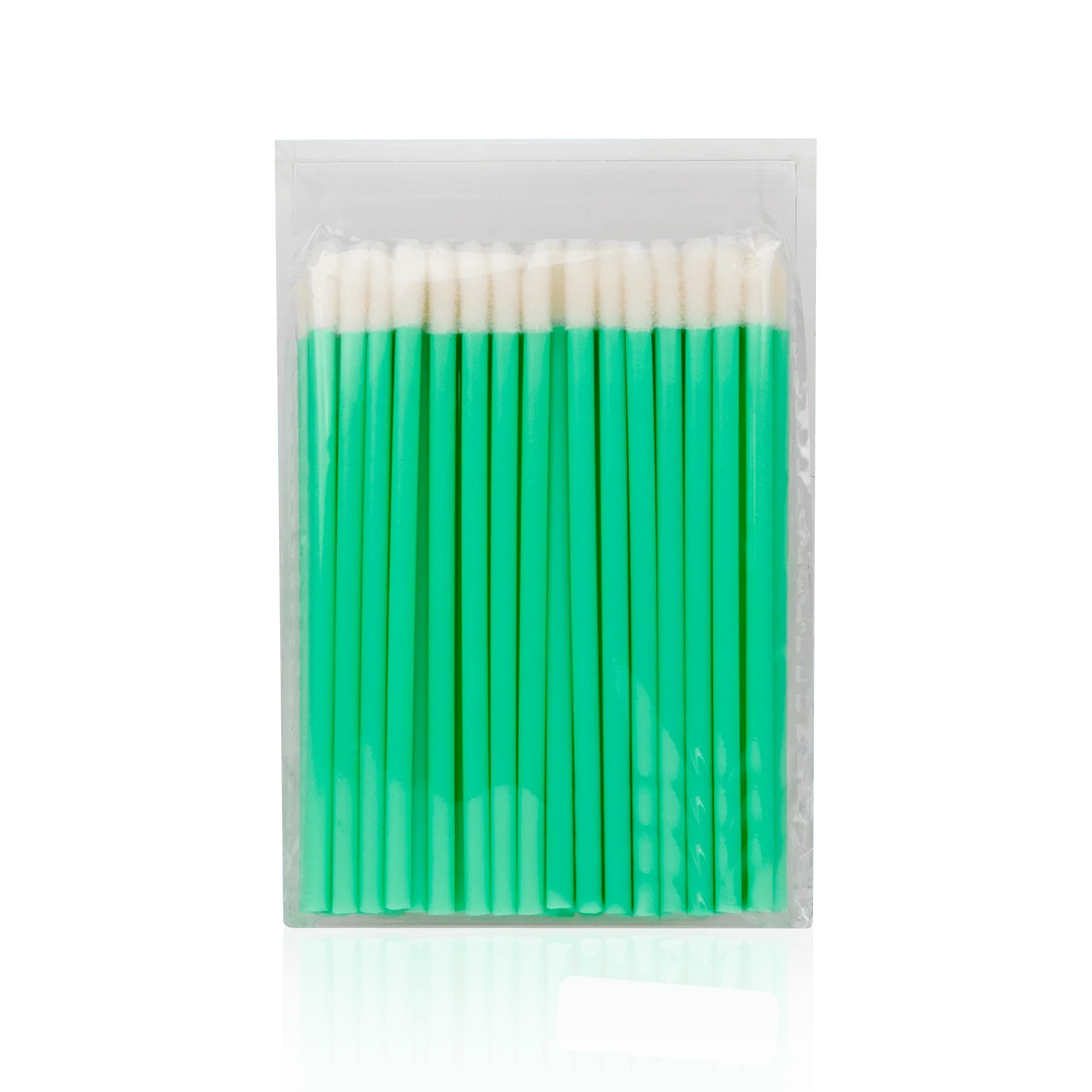 Disposable Lip Applicator from Paris Lash Academy: Green (front view of pack)