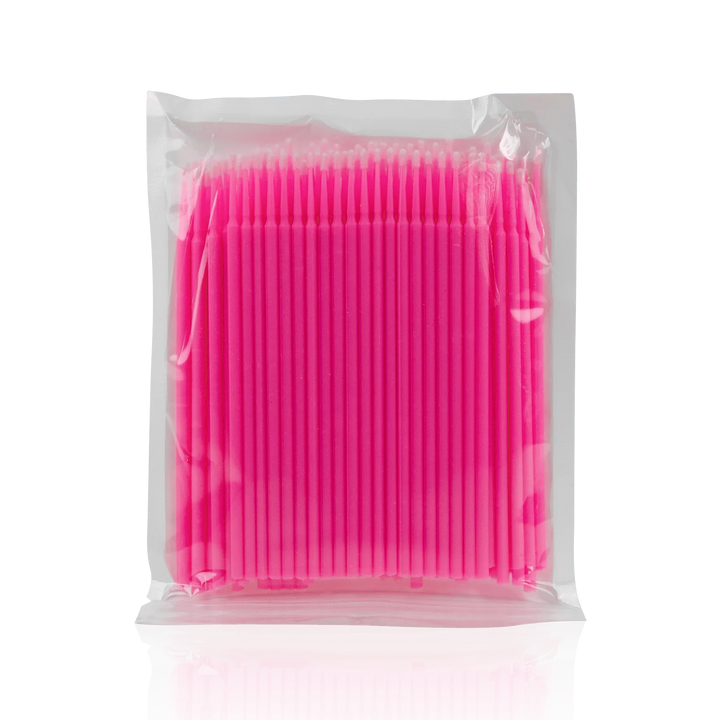 Micro Brush from Paris Lash Academy: Pink (front view of pack)