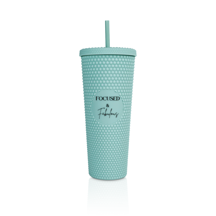 Studded Mint Focused & Fabulous Tumbler - Paris Lash Academy