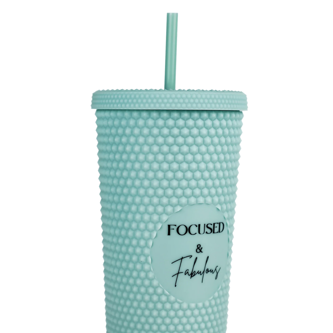 Studded Mint Focused & Fabulous Tumbler - Paris Lash Academy