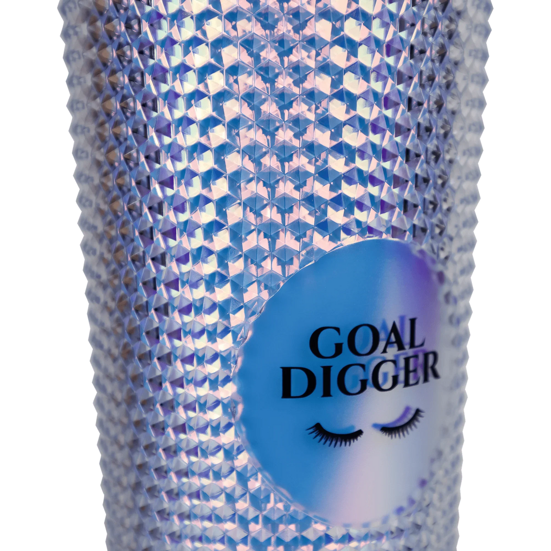 Studded Iridescent Goal Digger Tumbler - Paris Lash Academy