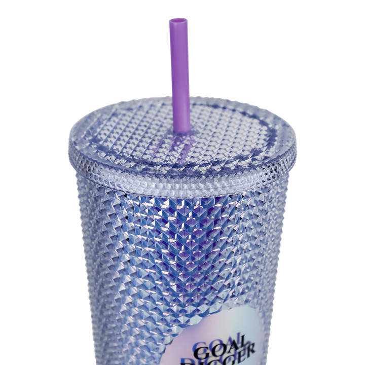 Studded Iridescent Goal Digger Tumbler - Paris Lash Academy