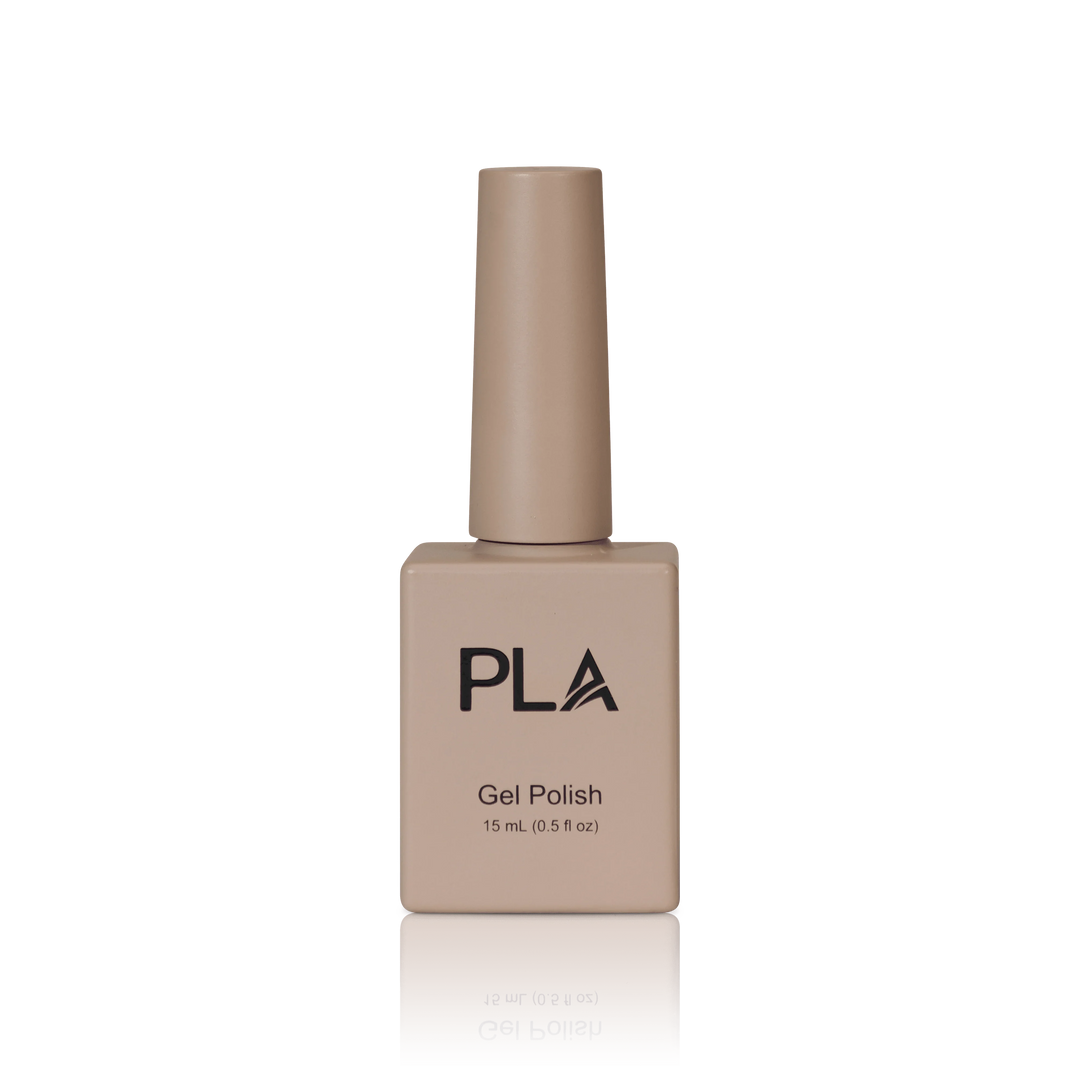 Nude nail colors from PLA: Thyme Is Money #223 (gel, front view)