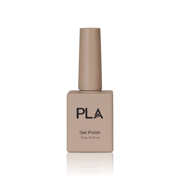 Nude nail colors from PLA: Thyme Is Money #223 (gel, front view)
