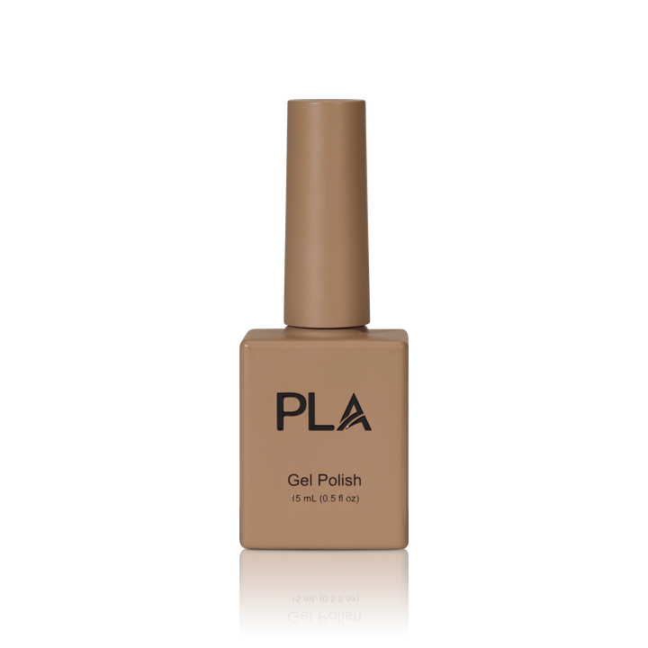 Nude nail colors from PLA: Bigger Fish To Fry #236 (gel, front view)