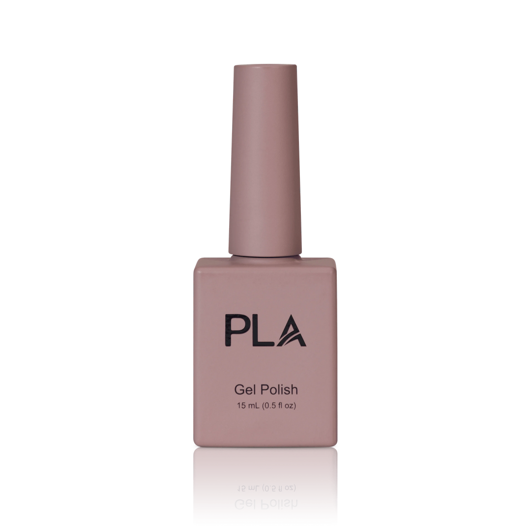 Nude nail colors from PLA: Wine And Dine #246 (gel, front view)