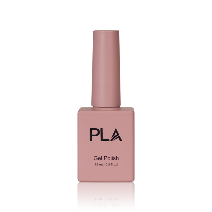 Nude nail colors from PLA: Love You Mochi #252 (gel, front view)