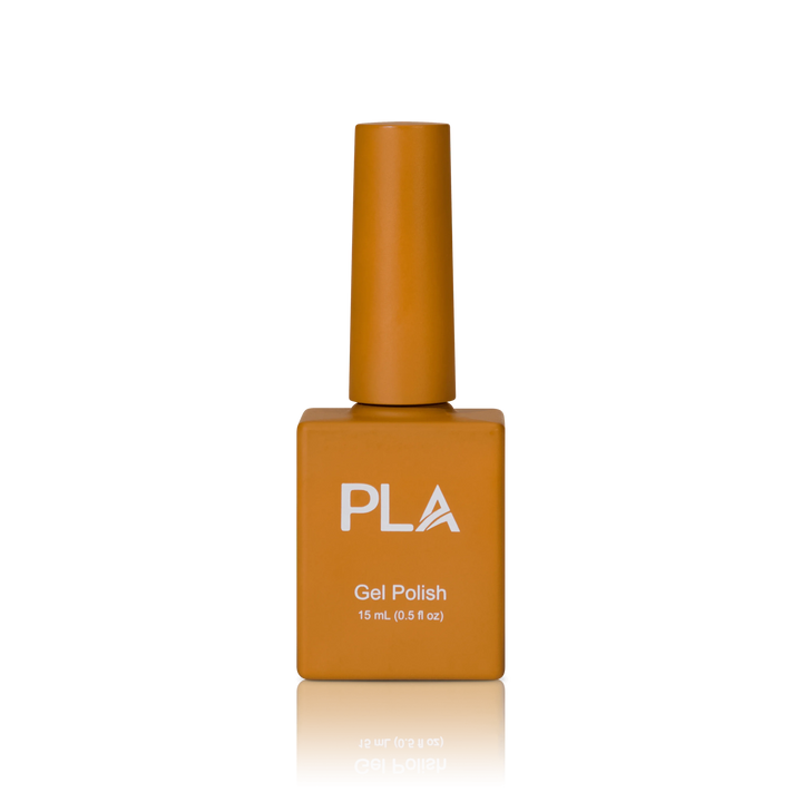 Fall nail polish colors from PLA: Eyes On The Pies #255 (gel, front view)