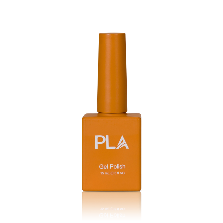 Fall nail polish colors from PLA: Autumn Air #258 (gel, front view)