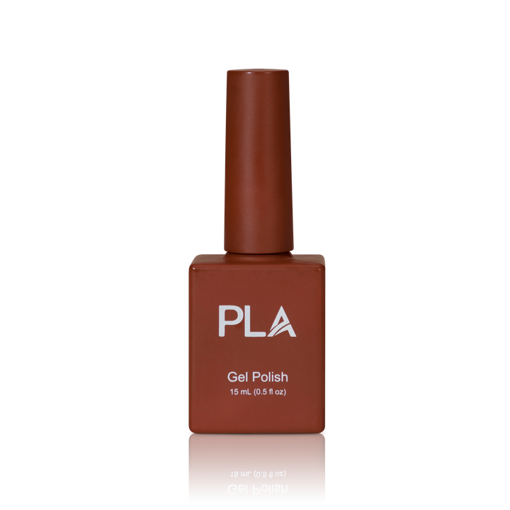 Fall nail polish colors from PLA: Rainboot Red #260 (gel, front view)