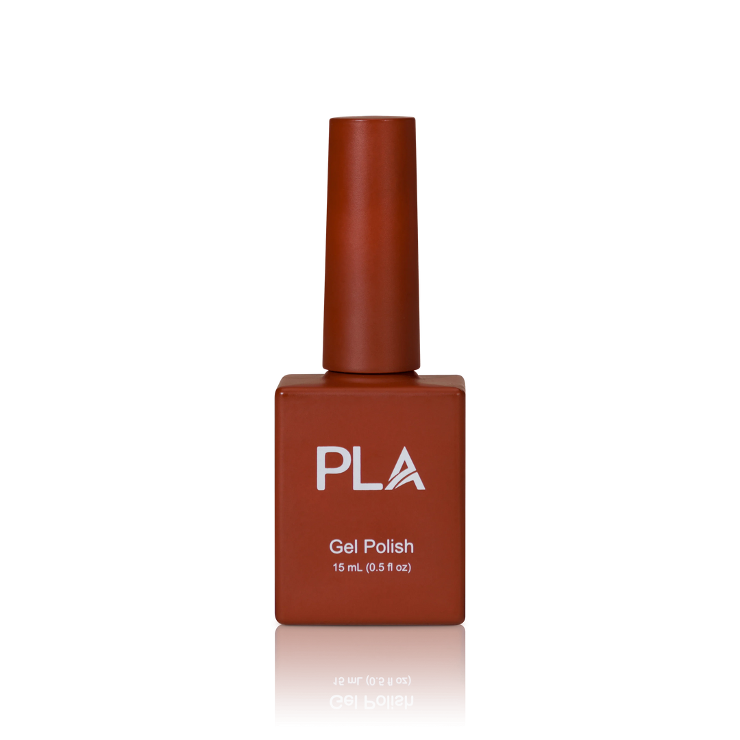 Fall nail polish colors from PLA: Seasonally Sassy #267 (gel, front view)