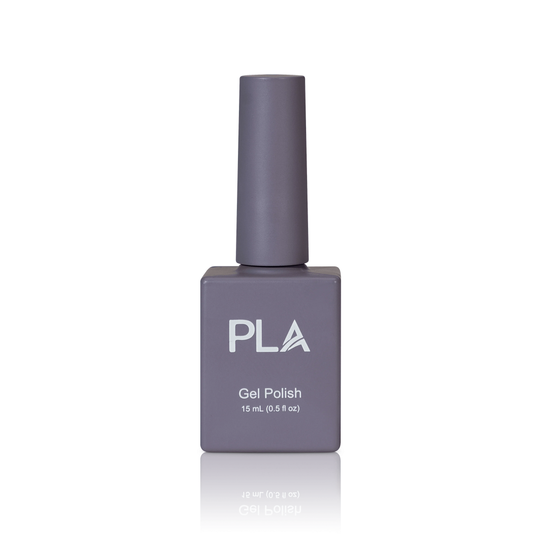 Fall nail polish colors from PLA: Lazy Bones #274 (gel, front view)