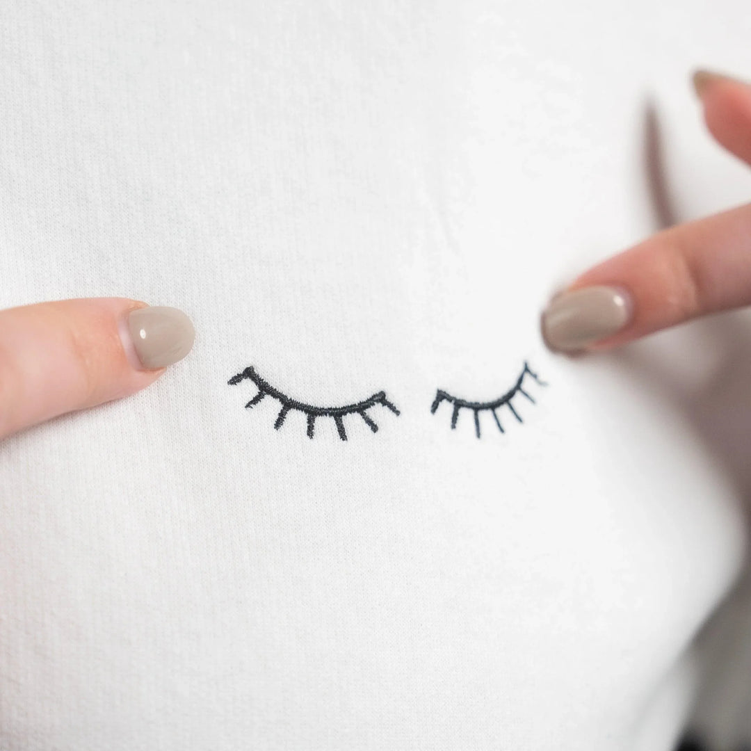 Long Crew - White - Paris Lash Academy