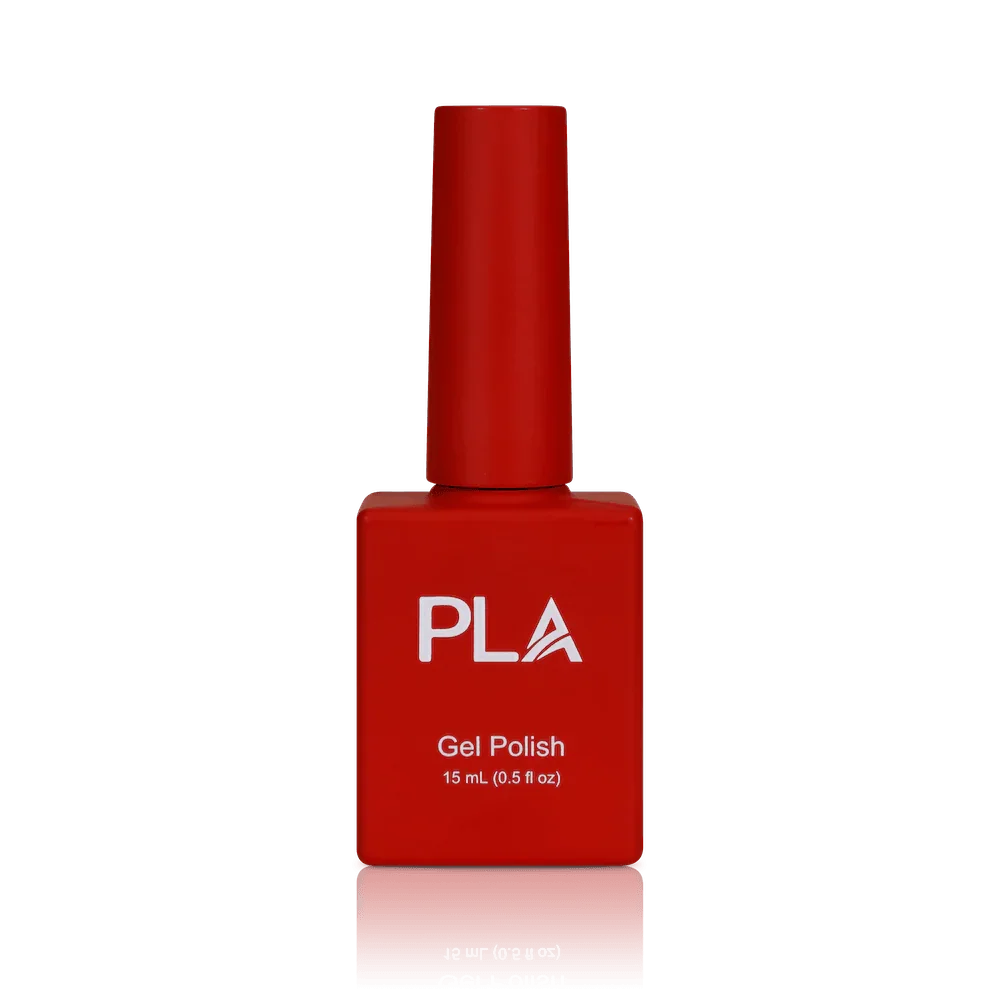 Holiday nail colors from PLA: Oh Deer #110 (gel, front view)