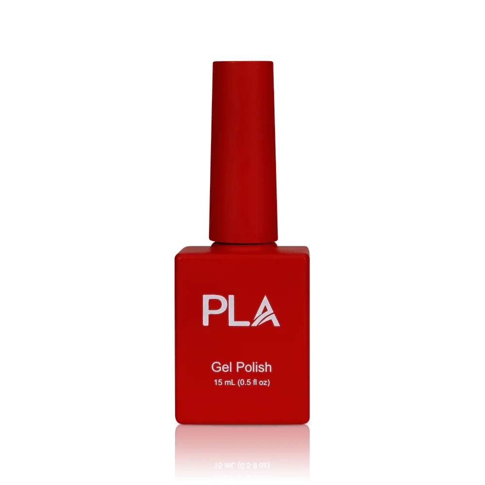 Holiday nail colors from PLA: Naughty Or Nice #117 (gel, front view)