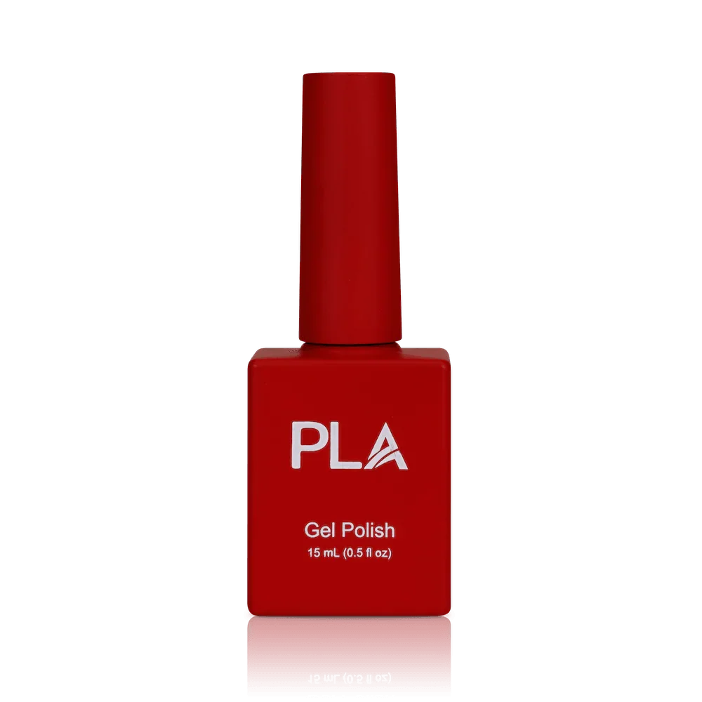 Holiday nail colors from PLA: Ho Ho Holiday #121 (gel, front view)