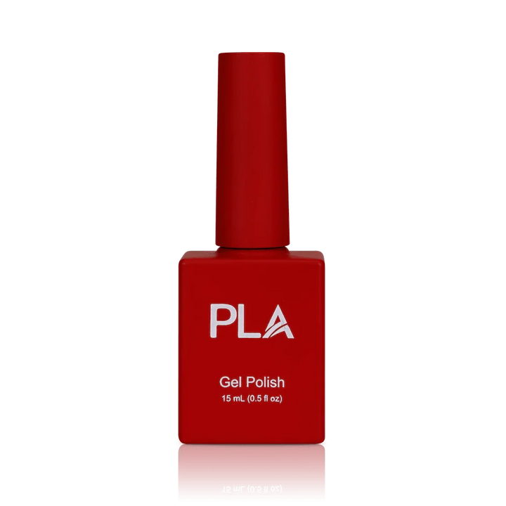 Holiday nail colors from PLA: Ho Ho Holiday #121 (gel, front view)