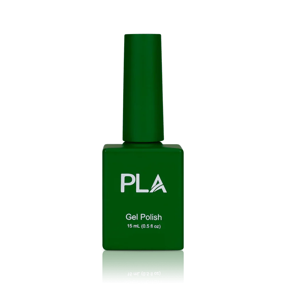Holiday nail colors from PLA: Elf Squad #127 (gel, front view)