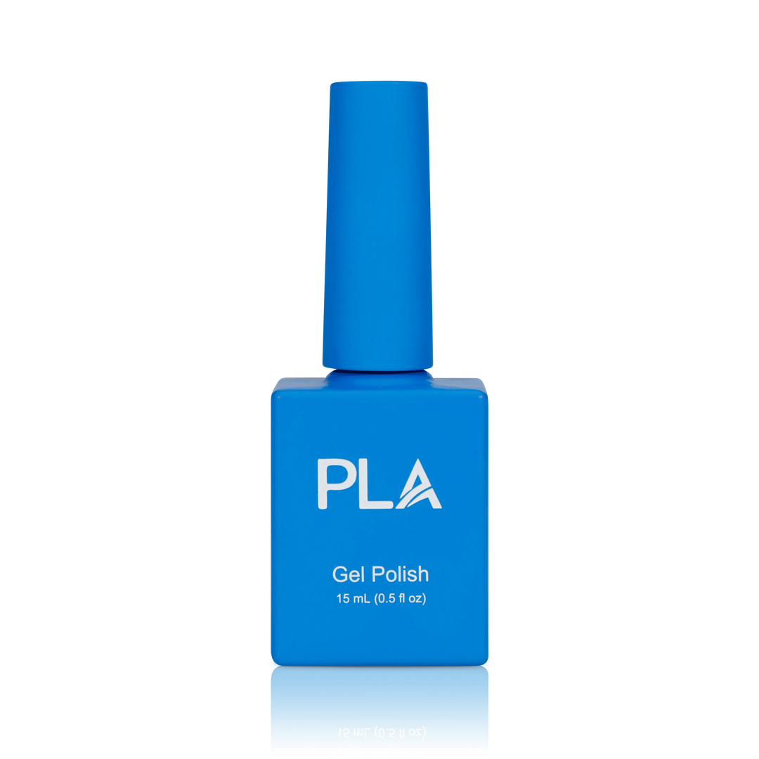 Holiday nail colors from PLA: Hanukkah In Heels #137 (gel, front view)