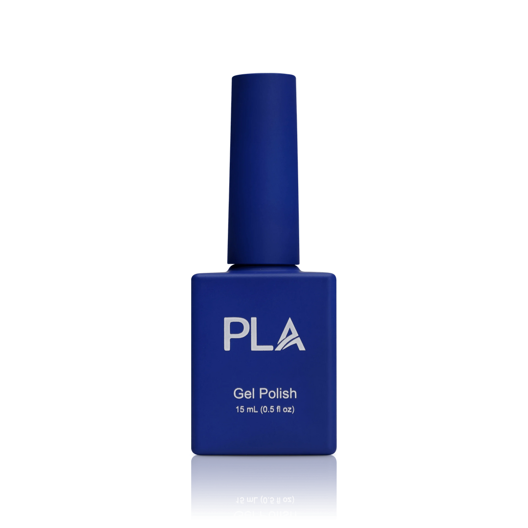 Holiday nail colors from PLA: Santa Social Club #138 (gel, front view)
