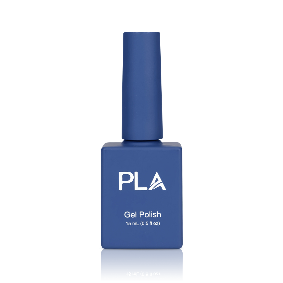 Holiday nail colors from PLA: On The Nice List #139 (gel, front view)