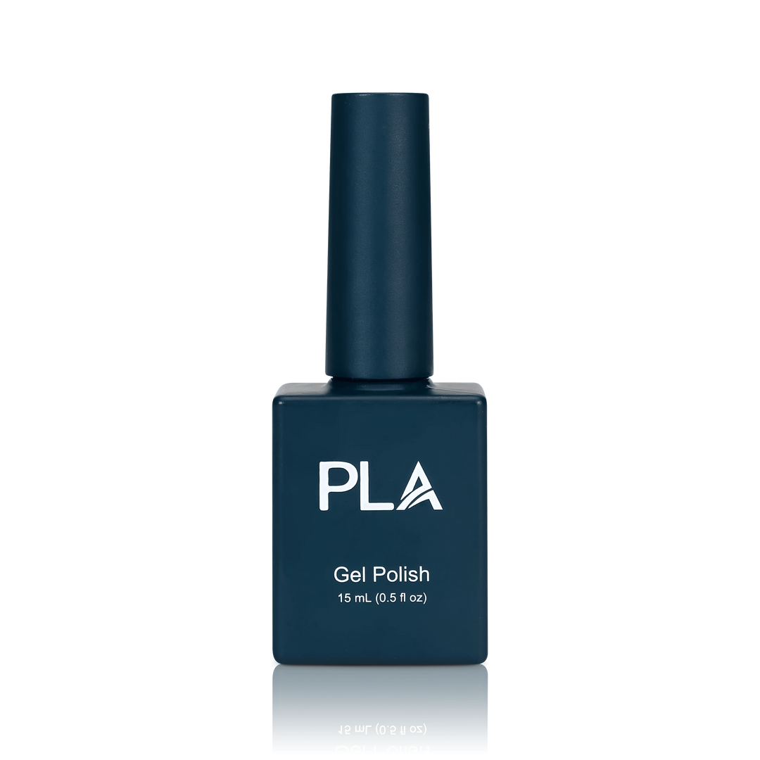 Holiday nail colors from PLA: Silent Night #141 (gel, front view)
