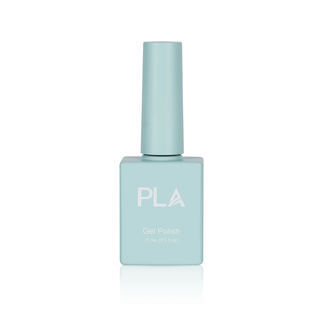Pastel nail polish from PLA: Green And Bear It #35 (gel, front view)