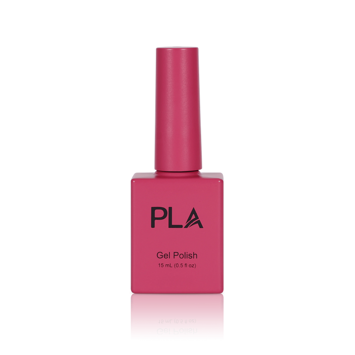 Gel pink nails from PLA: My Precious #58 (gel, front view)