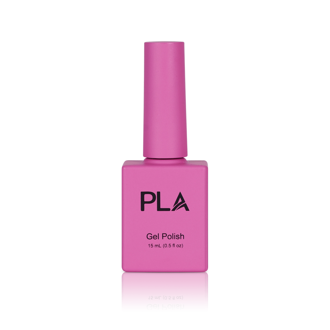 Gel pink nails from PLA: I'll Have What She's Having #69 (gel, front view)