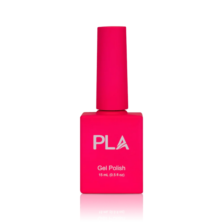 Neon nail colors from PLA: Lady Luck #76 (gel, front view)